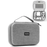 Cable Storage Bag Data Organizer For Notebook Power Bank Charger U Disk Earphones Electronic Accessories Black/Gray