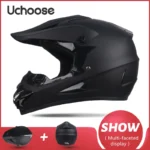 Uاختر-خوذة دراجة نارية احترافية للأطفال ، خوذة موتوكروس ، خوذة على الطرق الوعرة ، ملحقات الدراجة ، مركبة ATV Ike Downhill