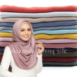 قطعة واحدة جديد المرأة الصلبة عادي وشاح حريري الحجاب يلتف لينة طويل الإسلام الفولار شالات مسلم تسلق الحجاب