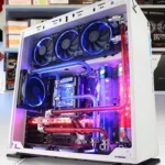 تخصيص 18.5/21.5/23.6/27 بوصة شاشة عرض i7 7700k 8G/16GB 1T GX1080 كمبيوتر ألعاب سطح المكتب الكمبيوتر مع علبة تبريد المياه