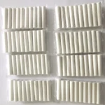 40 قطعة 2.5 سنتيمتر * 0.5 سنتيمتر ممحاة الكهربائية الملء الأساسية قلم رصاص المطاط مكتب مدرسة التموين طالب القرطاسية الرسم أداة