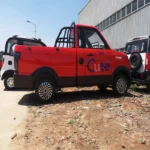 JIUTANG شاحنة كهربية سيارة بيك اب أربع عجلات صغيرة تستخدم التخييم بيك اب
