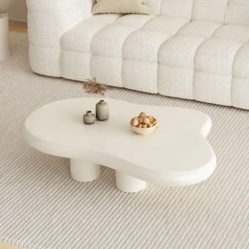 Cloud Coffee Table, Cream Style, Simple And Luxurious Instagram, A PoPular Small ApArtment Balcony Table In The Home Living Room