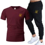 kf-S7571c46cb4bc48fe835c34c2912e6c0fu-2024-New-SikSilk-Men-s-summer-casual-suit-T-shirt-pants-two-casual-sports-suit-men