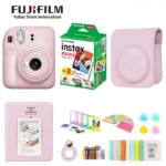 كاميرا فورية Fujifilm مع خيارات ، أصلية ، أصلية ، فيلم Instax Mini 12 ، ورق صور ، حقيبة كاميرا