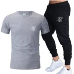kf-S7571c46cb4bc48fe835c34c2912e6c0fu-2024-New-SikSilk-Men-s-summer-casual-suit-T-shirt-pants-two-casual-sports-suit-men