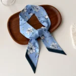 وشاح حريري صغير للنساء ، مقبض حقيبة بحزام ، شريط زهور جميل ، نمط وطني ، حقيبة متعددة الاستخدامات ، موضة أوربي ، جديد ،