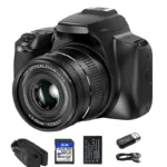 كاميرا SLR الرقمية للتصوير الفوتوغرافي ، التركيز التلقائي ، تكبير بصري 10X ، فيديو بدقة 4K عالية الدقة ، كاميرا فيديو Vlog ، كاميرا يوتيوب ، كاميرا DSLR ، 64 ميجابكسل