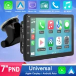 AHOUDY-شاشة تشغيل محمولة ، MP5 ، مشغل ذكي ، مشغل سيارة لاسلكي ، مشغل هواء أندرويد تلقائي ، شاشة لوحة قيادة موسيقية بلوتوث ، 7 بوصة