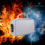 Fireproof and Waterproof Card Holder Combination Lock Document Organizer Bag For Home Ttravel Office Storable Important Items