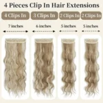 kf-S46dec5afb69e4c3dbda49f9c755ca974M-Snoilite-Synthetic-Blonde-Highlights-24-Inches-Wave-Clip-In-Full-Head-4-Pieces-Heat-Resistance-Real