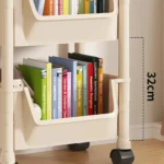 kf-Se46b90c7a76040a49034574b2fadff86r-Bookshelf-Storage-Trolley-Mobile-Kitchen-Organizer-Cart-With-Wheels-Multi-Layer-Bathroom-Shelves-Household-Snacks-Storage