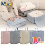 1-10PCS Foldable Compression Packing Bag Home Large Capacity Clothes Storage Bag Travel Portable Handheld Compression Bag