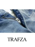 kf-Sc4328445c9f645eb9956204703facee2S-TRAFZA-Women-Fashion-Patchwork-Denim-Pants-Lace-Up-Zipper-Fly-Jeans-Trousers-Pockets-Female-Casual-Mid