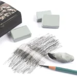 5 قطع ممحاة مطاطية قابلة للتشكيل، محايات فنية لمزج الفنان، والتظليل، والتنعيم، والتصحيح، والتفتيح F0T1