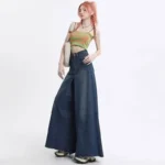 kf-S161032154288458bafdffa0c3c41eef4g-Sensible-Wide-leg-Jeans-For-Women-New-Summer-High-waisted-Slimming-Loose-fit-Draped-Straight-leg
