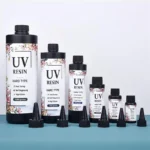 UV Resin Glue Transparent Epoxy Resin UV Glue Ultraviolet Curing Quick Drying Adhesive UV Lamp DIY Resin Jewelry Making Supplies