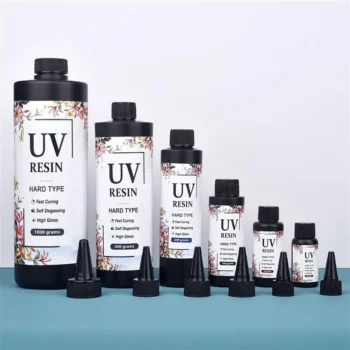 UV Resin Glue Transparent Epoxy Resin UV Glue Ultraviolet Curing Quick Drying Adhesive UV Lamp DIY Resin Jewelry Making Supplies