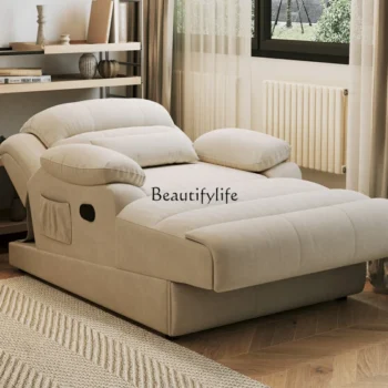 كرسي كهربائي طويل كرسي غرفة نوم غرفة المعيشة أريكة السرير ، كرسي وظيفة التدليك كسول