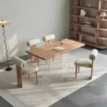 Nordic Simple Wood Dining Table Lounge Writing Designer Dining Table Restaurant Modern Luxury Muebles Living Room Furniture