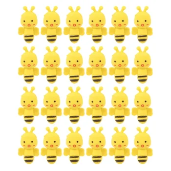 ديكور نحل مطاطي محمول للأطفال ، لوازم الحفلات ، أدوات مكتبية ، عيد الميلاد ، 48 *