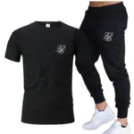 kf-S7571c46cb4bc48fe835c34c2912e6c0fu-2024-New-SikSilk-Men-s-summer-casual-suit-T-shirt-pants-two-casual-sports-suit-men