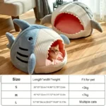 kf-S9399ff218d8d446197e70e64878c25e6P-Big-Mouth-Shark-Pet-Semi-Enclosed-Cat-and-Dog-Bed-with-Cushion-Beds-and-Furniture-Deep