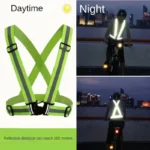 Reflective Elastic Vest Adjustable Safety Highlight Reflective Straps Work Security Run Cycling Safety Reflective Vest Outdoor