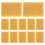 12 قطعة الغراء بقايا الاسمنت ممحاة المطاط تنظيف ممحاة لإزالة اللاصقة والبقايا من البلاستيك ورقة وأكثر من ذلك