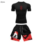 kf-Sf595b2a3a43a4e44aa82465072c4689d6-Men-s-Compression-Suit-Sports-Fitness-Quick-Drying-Suit-Tight-Short-Sleeved-Anime-Double-Layer-Shorts