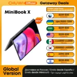 CHUWI MiniBook X Laptop Tablet 2 In 1 Intel N100 /N5100 10.51" FHD IPS Screen 12GB LPDDR5 512G SSD Windows 11 Notebook 1200*1920