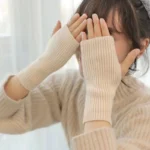 قصيرة أصابع قفازات المرأة القفاز معطف شتوي محبوك الذراع كم غرامة عادية لينة فتاة القوطي الملابس فاسق القوطية قفازات