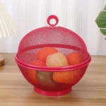 kf-Saa4739e9459e440cbf7249771b92ecb71-Mesh-Fruit-Basket-with-Lid-Large-Capacity-Food-Grade-Prevent-Fly-Stainless-Steel-Kitchen-Drain-Basket