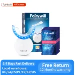 Fairywill U Shape Gel Teeth Whitening Strips Set Silicone Sonic Tooth Cleansing Brush Intelligent Oral Care Device Dental White