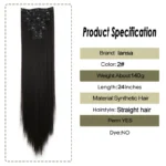 kf-S1321a3ced77943099b9faa5aa6c334adT-LANSA-7Clips-Long-Straight-Synthetic-Clip-On-Hair-Extensions-Cheveux-Clip-Naturel-High-Temperature-Fiber-Black