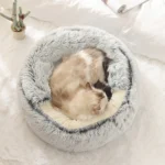 kf-Sf35d1559ed314131965ac0606c2ed6b1s-Cat-Bed-Round-Plush-Fluffy-Hooded-Cat-Bed-Cave-Cozy-for-Indoor-Cats-or-Small-Dog