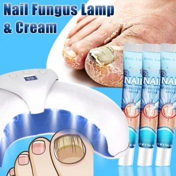 Nail Fungal Cream Treatment Device Repair Toenail Fingernail Fungus Treat Onychomycosis Laser Nails With Mushrooms Relaxation