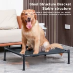 kf-Sa64c5a10fd2e4050a2ebef52be4ed185l-Elevated-Dog-Bed-All-Seasons-Universal-Metal-Frame-Breathable-Mesh-Outdoor-Raised-Dog-Bed-For-Indoor