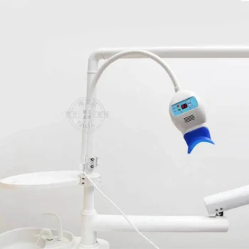 Dental Chair Unit Teeth Whitening Accelerator 20 mins Whitening 8pc Blue LED Light Tooth Blaching Machine