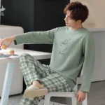 kf-S4529b8b474b949eca814d5b3ab5a1085p-Men-s-Pajamas-Loungewear-Set-Long-Sleeve-Spring-Autumn-Loungewear-Men-s-Autumn-Winter-Styles-Youth