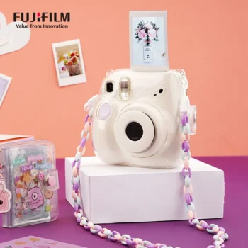 كاميرا Fujifilm-Instax Mini 7 + ، كاميرا فيلم ، حزام معصم يركز تلقائيًا ، عيد ميلاد ، عيد ميلاد ، العام الجديد ، هدية مهرجان للفتيات