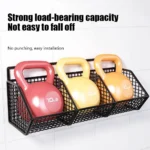 kf-S33b5b10527b849988a2b9109f86e1e83z-Wrought-Iron-Kitchen-Ginger-Garlic-Separation-Storage-Box-Bathroom-Baskets-Basket-Punch-Free-Drain-Rectangular-Storage