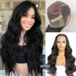 LUFFYHAIR Full Lace Human Hair Wigs Pre Plucked For Women Brazilian Remy Hair Wavy Transparent HD Full Lace Wigs