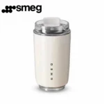 Original SMEG Hot Coffee Insulated Stainless Steel Thermal Glass Mug Sport Bottle with Compartment Water White Thermos