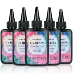 500g Fat UV Resin DIY Crystal Transparent Odorless Hard Adhesive Epoxy Resin Fast Curing Jewelry Making Decoration Coating