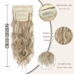 kf-S46dec5afb69e4c3dbda49f9c755ca974M-Snoilite-Synthetic-Blonde-Highlights-24-Inches-Wave-Clip-In-Full-Head-4-Pieces-Heat-Resistance-Real