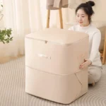 Travel Storage Bag Portable Compression Duvet Storage Bag Large Capacity Closet Quilt Organizer Cabinet Pillow Blanket Organizer
