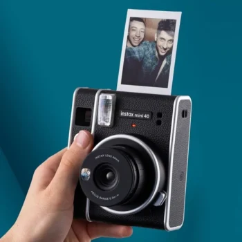 الأصلي فوجي فيلم Instax كاميرا صغيرة 40 الأفلام رائجة البيع جديد لحظة صور أسود اللون فوجي ورق الصور
