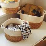 kf-S152a7c85a8444b42b566c9a01ac953784-Japanese-Water-Hyacinth-Straw-Woven-Cotton-Thread-Woven-Portable-Storage-Basket-Clothing-Toy-Desktop-Storage-Basket