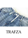 kf-Sc4328445c9f645eb9956204703facee2S-TRAFZA-Women-Fashion-Patchwork-Denim-Pants-Lace-Up-Zipper-Fly-Jeans-Trousers-Pockets-Female-Casual-Mid
